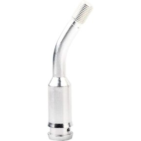 Gear Stick Extender, 5inch Shift Knob Gear Shifter Stick Lever Bend Extension Shift Knob Extender for T4 Silver