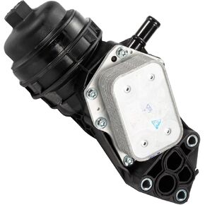 Engine Oil Cooler Filter Housing Compatile with Mercedes-Benz A35 AMG 2020-2021,A220 2019-2021,GLB250 2020-2021,GLA45 AMG 2015-2019,CLA250 2014-2021,GLA250 2015-2020 2701800810