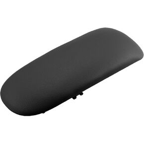 X AUTOHAUX Car Center Console Lid Armrest Seat Box Cover Protector for BMW for Mini Cooper 2002-2008 Armrest Cover Pad Faux Leather Black