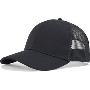TSSGBL Multiple Sizes S,M,L,XL,XXL Snapback Baseball Trucker Hat Basic No-Logo Plain Men Women Mesh Work Ball Cap