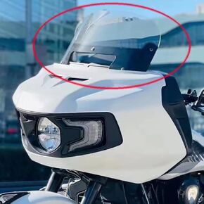 Panical 11" Front Wind Deflector Spoiler Air Deflector Windshield Wind Protection Baffle for Indian Challenger Pursuit Elite Dark Horse Limited 2020-2023 PC Hardened Layer