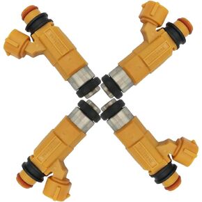 63P-13761-00-00 4pcs Fuel Injectors 4 Holes Replacement for Marine Yamaha Outboard F150 HP 2004-2006 CDH275 63P1376100