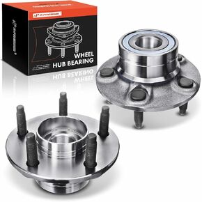 A-Premium 2 x Rear Wheel Bearing and Hub Assembly with 5-Lug Compatible with Ford Taurus 2001-2007 & Mercury Sable 2001-2004