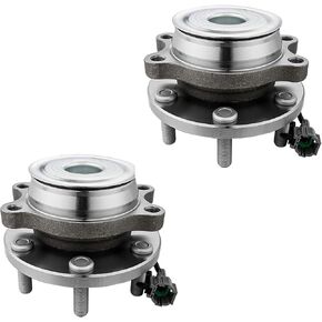 JLEO 515064 (Pair) RWD Front Wheel Bearing Fit for Nissan Pathfinder 2005-201,Wheel Hub Assembly Replacement Fit for Nissan Frontier 2005-2018,for Nissan Xterra 2005-2015,for Suzuki Equator 2009-2012
