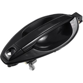 ACROPIX Front Left Exterior Door Handle Fit for Hyundai Tiburon - Pack of 1 Black