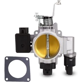 53032023AB Throttle Body Assembly Compatible with 1996-2001 Jeep Grand Cherokee Wrangler TJ 1997-2001 4.0L Replace 1724 60mm