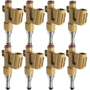 8 PCS 12 holes Fuel injector Compatible for 2008-2018 Toyota Tundra Sequoia Land Cruiser Lexus GX460 LX570 4.6L 5.7L 23250-0S020 23209-39165