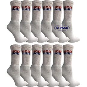 Yacht & Smith USA Pride Wholesale Cotton Socks For Men Woman Children, American Themed Socks