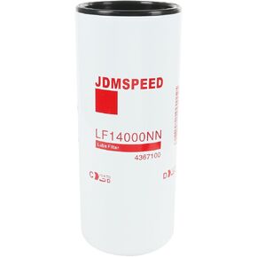 JDMSPEED LF14000NN Oil/Lube Filter Compatible with Cummins ISX ISM QSX QSM QST X15 M11 Diesel Engines Replace Cummins 4367100 LF9080 P559000 LF9001 BD7154 57746XD