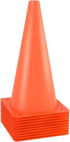 9 inch Soccer Training Cones for Outdoor Activity, Orange Traffic Cones,Plastic Sports Cones in Saudi Arabia