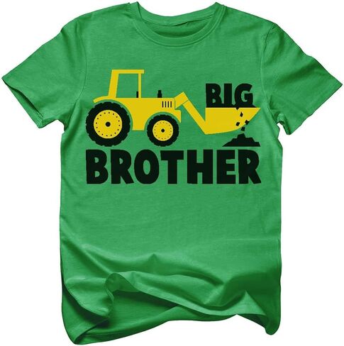 Big Brother Shirt for Toddler Pregnancy Announcements Tractor Shirts for Boys in Saudi Arabia