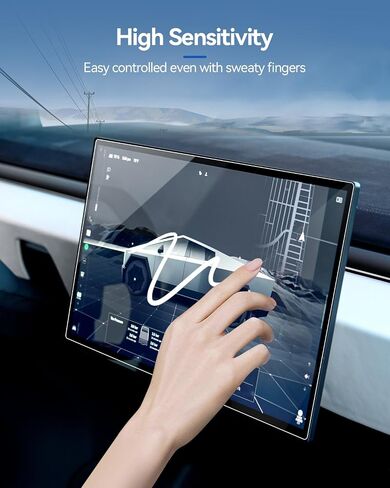 واقي شاشة السيارة لـ 2024 2023 2022 2021 Ford F-150 (XL/STX/XLT/Lariat/Platinum/Limited/Tremor/Raptor/King Ranch) ملحقات SYNC4 واقي شاشة زجاج مقسى 12 بوصة in Saudi Arabia
