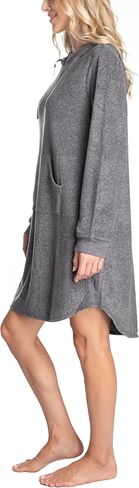 Goodnight Kiss Bear Hug 2 Lounger Fleece Hoodie Sweatshirt Dress in Saudi Arabia
