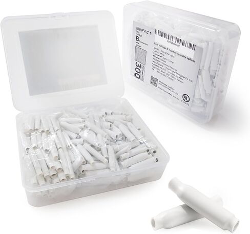 Low Voltage B Connectors Wire Splices Gel Filled, Waterproof Electrical Wire Crimp Bean Type Cable Connector for Outdoor Telephone Phone Security Lighting - Blue 300 pcs in Saudi Arabia