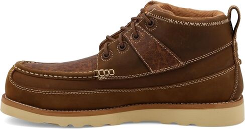 حذاء Twisted X للرجال مقاس 4 بوصات بنعل عريض، مقدمة مستديرة نانو مع نعل خلوي، سرج متعثر وكونياك، 7.5 واط in Kuwait