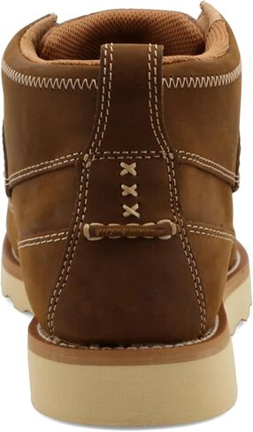 حذاء Twisted X للرجال مقاس 4 بوصات بنعل عريض، مقدمة مستديرة نانو مع نعل خلوي، سرج متعثر وكونياك، 7.5 واط in Kuwait