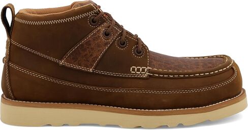 حذاء Twisted X للرجال مقاس 4 بوصات بنعل عريض، مقدمة مستديرة نانو مع نعل خلوي، سرج متعثر وكونياك، 7.5 واط in Kuwait