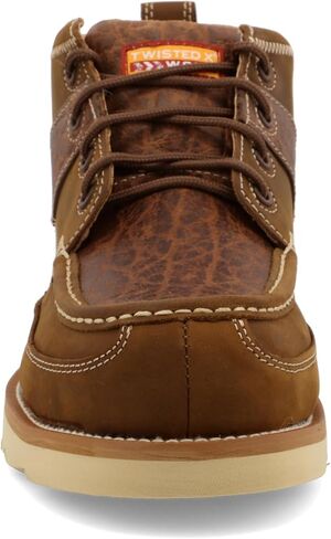 حذاء Twisted X للرجال مقاس 4 بوصات بنعل عريض، مقدمة مستديرة نانو مع نعل خلوي، سرج متعثر وكونياك، 7.5 واط in Kuwait