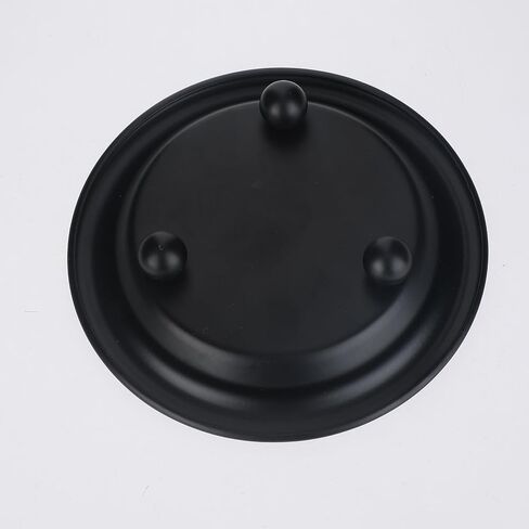 2 PCS Candle Plate, Candle Holder Plate 4.1 Inch Black Candle Holders for Pillar Candles Candlestick Holder Matte Plate for Candles Metal Wax Tray for Wax Candles,Incense Cones,Spa,Wedding in Saudi Arabia
