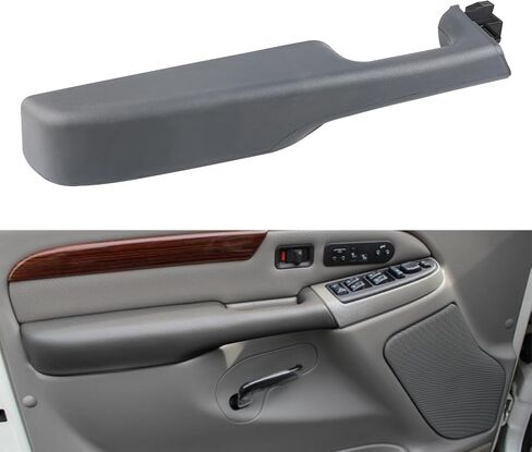 JDMON Front Left Driver Interior Door Armrest Handle Replacement for 1999-2006 Chevy Suburban Avalanche Tahoe GMC Yukon Cadillac Escalade Replacement for 88981547 15703701 15703702 88981548 Dark Gray in Saudi Arabia