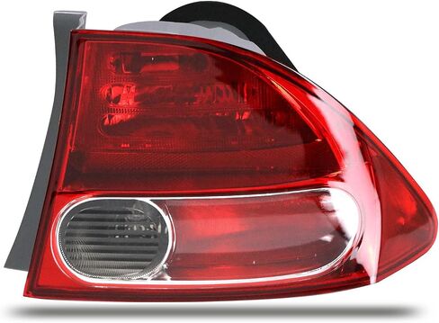 Tail Light Compatible With 2006 2007 2008 Honda Civic 4-Door Sedan/Hybrid Replace:33501SNAA02 in Saudi Arabia