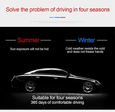 15 Inch Car Steering Wheel Cover, Elastic Stretch Breathable Anti-Slip Comfortable Grip Auto Steering Wheel Protector for Men Women, Vehicle Interior Decoration, Universal Fit (White) in Saudi Arabia