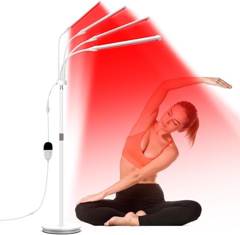 العلاج بالضوء الأحمر للجسم، 180 مصباح LED للعلاج بالأشعة تحت الحمراء تصميم رقاقة 3 في 1، 660 نانومتر و850 نانومتر و940 نانومتر بالقرب من جهاز توقيت الأشعة تحت الحمراء في المنزل in Saudi Arabia