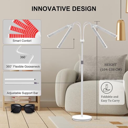 العلاج بالضوء الأحمر للجسم، 180 مصباح LED للعلاج بالأشعة تحت الحمراء تصميم رقاقة 3 في 1، 660 نانومتر و850 نانومتر و940 نانومتر بالقرب من جهاز توقيت الأشعة تحت الحمراء في المنزل in Saudi Arabia