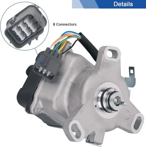 موزع الإشعال مع غطاء ودوار متوافق مع Honda Civic/Acura EL 1.5L 1.6L 1999-2000 SOHC بديل TD-91U، TD91U، TD63U، TD-63U، TD-73U، TD73U in Saudi Arabia