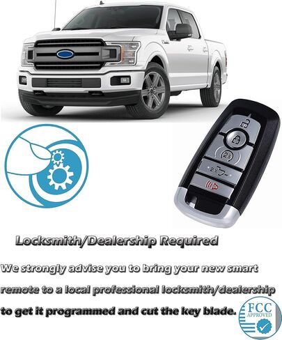 Smart Key for Ford SUV, Alliskeys Proximity Remote Control Key Fob Replacement for Ford SUV 2018-2020, Lincoln Corsair Nautilus Aviator Navigator 2020-2023 M3N-A2C93142600 164-R8198 5-Button SUV in Kuwait