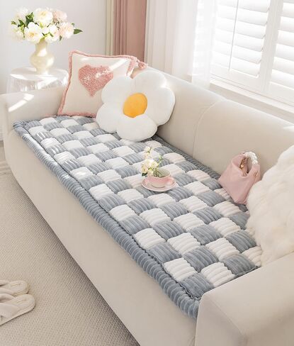 Couch Cover for Dogs Washable, Pet Couch Covers for Sofa, Anti Slip Friendly Sofa Cover Pet Bed Mat Couch Cushion for Large Dogs (Grey, 27.6x70.9 inch) in Saudi Arabia