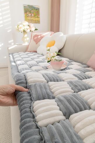 Couch Cover for Dogs Washable, Pet Couch Covers for Sofa, Anti Slip Friendly Sofa Cover Pet Bed Mat Couch Cushion for Large Dogs (Grey, 27.6x70.9 inch) in Saudi Arabia