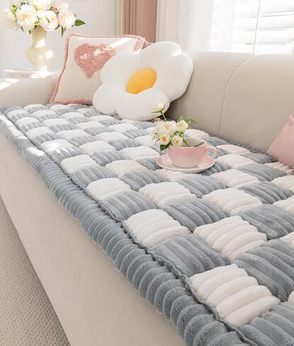 Couch Cover for Dogs Washable, Pet Couch Covers for Sofa, Anti Slip Friendly Sofa Cover Pet Bed Mat Couch Cushion for Large Dogs (Grey, 27.6x70.9 inch) in Saudi Arabia