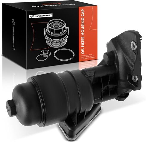 A-Premium Oil Filter Housing Cap Assembly Compatible with Kia Sorento 11-18, Sedona 11-12/14-18, Cadenza 14-16 & Hyundai Santa Fe 10-18, Santa Fe XL 13-19, Azera 12-17, 3.3L 3.5L in Saudi Arabia
