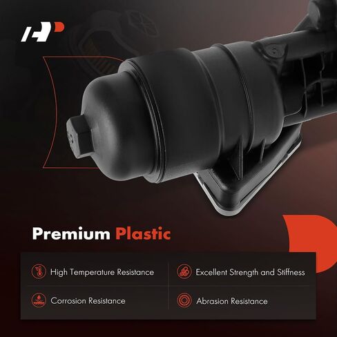 A-Premium Oil Filter Housing Cap Assembly Compatible with Kia Sorento 11-18, Sedona 11-12/14-18, Cadenza 14-16 & Hyundai Santa Fe 10-18, Santa Fe XL 13-19, Azera 12-17, 3.3L 3.5L in Saudi Arabia