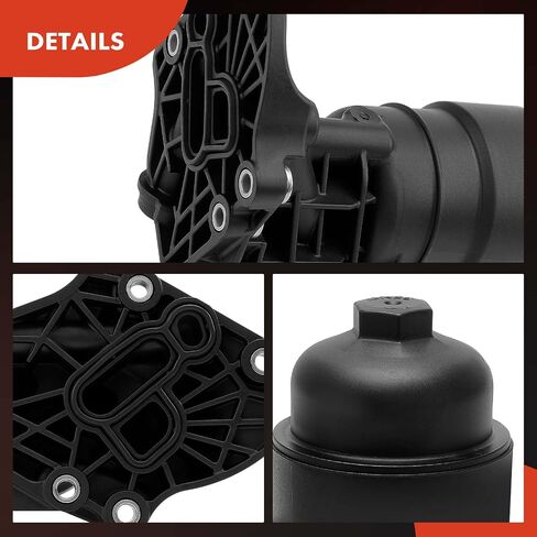 A-Premium Oil Filter Housing Cap Assembly Compatible with Kia Sorento 11-18, Sedona 11-12/14-18, Cadenza 14-16 & Hyundai Santa Fe 10-18, Santa Fe XL 13-19, Azera 12-17, 3.3L 3.5L in Saudi Arabia