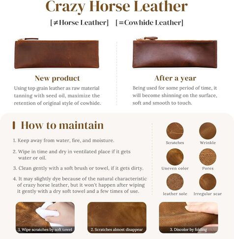 S-ZONE Keychains for Women Men Genuine Leather Key Holder Car Key Case Key Protector Cover Sleeve Key Chain Pouch in Kuwait