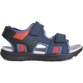 GEOX Boy's Vaniettboy 12 Sandal, Navy/Dk Blue, 13 Big Kid