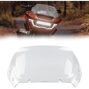 10" Windshield for Road Glide CVO 2024, Transparent Wind Shield Clear Windscreen Air Deflector for Harley Davidson Road Glide CVO FLTRXSE 2023-2024 Accessories