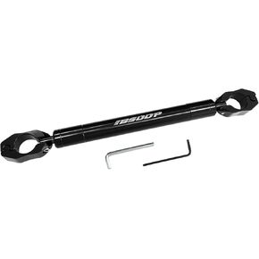 Sutekus Universal Adjustable Motorcycle Handlebar Brace with 7/8″(22mm) Clamp Diameter Aluminum Alloy Motorbike Balance Beam Handlebar Crossbar, Black