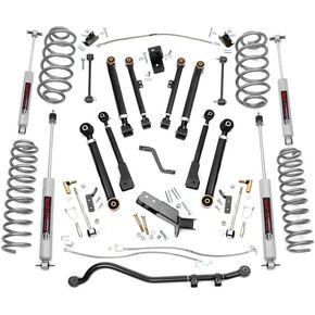 Rough Country 4" Suspension Lift Kit for 1997-2006 Jeep Wrangler TJ - 66130