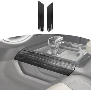 RT-TCZ for Silverado Center Console Side Panel Trim Compatible with Chevy Silverado 2022 2023 Carbon Fiber Interior Accessories 2pcs