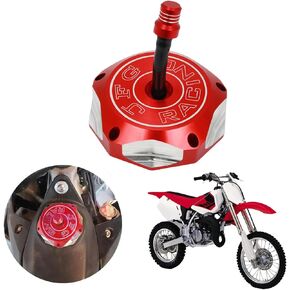 JFG سباق الترابية دراجة الغاز غطاء خزان الوقود CNC ل XR50 XR70 XR80 XR100 CRF150R CRF230F CR250R CR85R CR125R الترابية دراجة الطرق غير الممهدة الأحمر