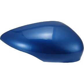 Dark Blue Right Side Mirror Passenger Side Mirror Car Side Door Mirror Cover Rear View Mirror Cap for Ford Fiesta MK7 2008 2009 2010 2011 2012 2013 2014 2015 2016 2017