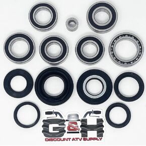 COMPLETE Rear Differential and Axle Bearing Seal Kit for 2000-2006 Honda TRX 350 Rancher and the 2004-2007 Honda TRX 400 Rancher AT 4-wheel ATVs