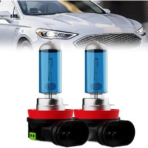 Headlight Bulbs Compatible With Ford Fusion 2019-2020, H11 + H11 High Low Beam + H11 Fog Lights Halogen Light Bulb, Super Bright 6000K White, Plug and Play, Pack of 6
