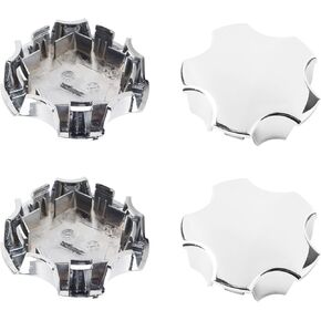 4Pcs Wheel Center Caps for 2005-2008 Chevrolet Corvette 18" 19" 5 Star Wheels 102.8mm(4.05in) Chrome Hub Cap Wheel Cover