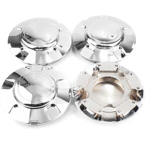 Wheel Center Caps for Ford Expedition 1997-2003 16" Wheel C3328 909-033 Center Hubcaps Center Cover Replacement 4 Pack Chrome Silver