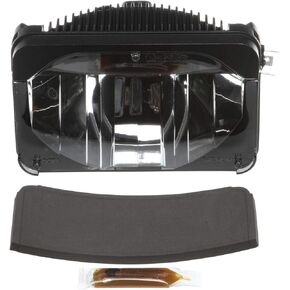 Truck-Lite 27645C LED Headlight (4"X6" Rectangular, Polycarbonate Lens, Aluminum, High Beam, 12-24V)