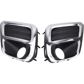 ApplianPar Front Left and Right Side Bumper Fog Light Trim Cover Bezel for Subaru Forester 2019-2021